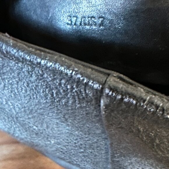 Rag & Bone Newbury Black Leather Ankle Boots • Stacked Block Heel • Women’s - Picture 7 of 8